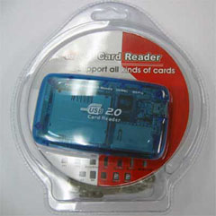 16 in 1 Card Reader - Blue