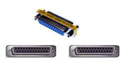 25 Pin Female / Female Adapter - Slimline