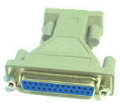 9 Pin Male to 25 Pin Female Adapter