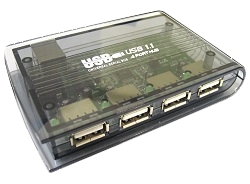USB 1.1 4 Port Hub with PSU