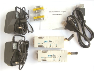 BTLink Bluetooth Serial Adapter Package Contents