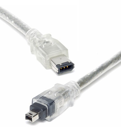 Firewire 6-4 pin Cable 1.8M