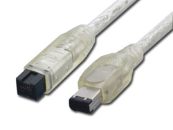 Firewire B 9-6 pin Cable 2.0M