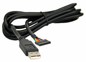 FTDI USB to TTL (3.3V I/O) Serial Cable (6 Way OEM FTDI TTL-232R-3V3 Cable)