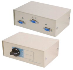 Manual Data Switch - Share 1 DB9 Serial Device with 2 PCs