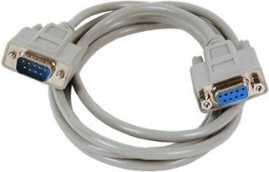 Serial Extension Cable 2M - Grey (DB9 Male to Female)
