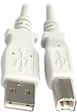 USB 2.0 Type A to B Cable 2.0M - Beige
