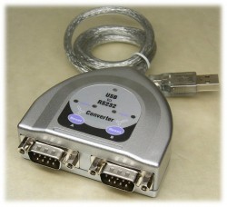 USB to Dual Serial Adapter (USB to Twin RS232) - FTDI
