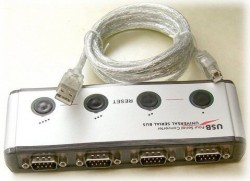 USB to Serial Adapter - Quad