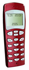 USB VoIP LCD (Skype) Phone - Red