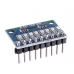 8 Bit LED Bar Module, Indicator Display - Blue Common Cathode, 3.3V 5V