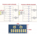 8 Bit LED Bar Module, Indicator Display - Blue Common Cathode, 3.3V 5V