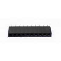 10 Way Female Header Socket 2.54mm 0.1 Inch Pitch Single Row PCB