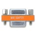 Null Modem Mini Adapter 9 pin RS232 DB9 Female - Female