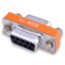 Null Modem Mini Adapter 9 pin RS232 DB9 Female - Female