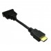 Leaded HDMI (M) to DVI-D (F) Adapter