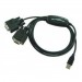 USB to Serial Adapter 2 port Dual Cable - FTDI